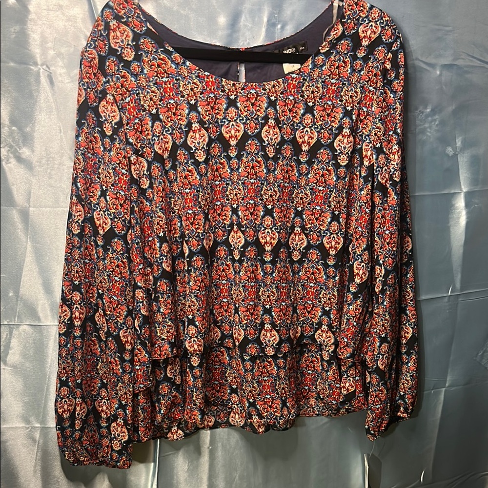 Ing Multicolor Patterned Blouse